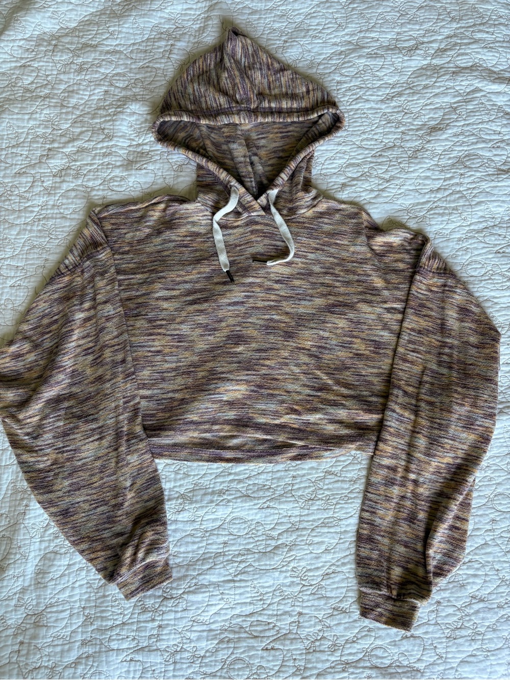 Out from Under Cropped Hoodie—Multi Colored